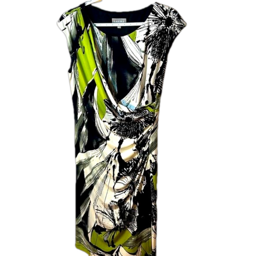 NWOT size 10 and Laura green floral dress​